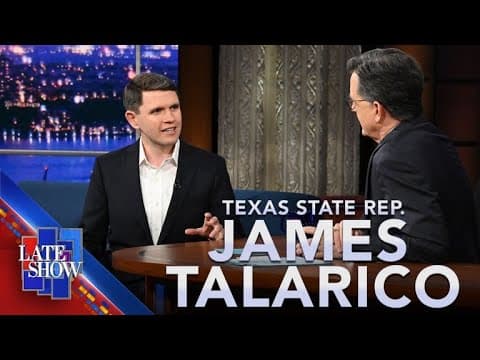 YouTube thumbnail for [The interview that FCC threatened to cancel CBSs broadcast license over] Rep. James Talarico On Confronting Christian Nationalism, And Strange Days In The Texas Legislature [14:56]