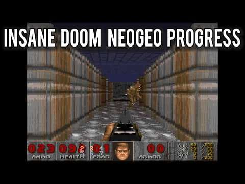 YouTube thumbnail for DOOM Neo Geo progress...You guys are insane...