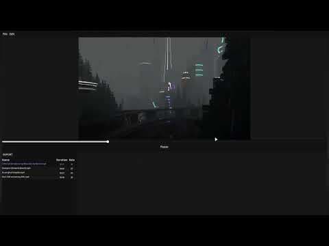 YouTube thumbnail for [week 1] progress of my video editor | Enter