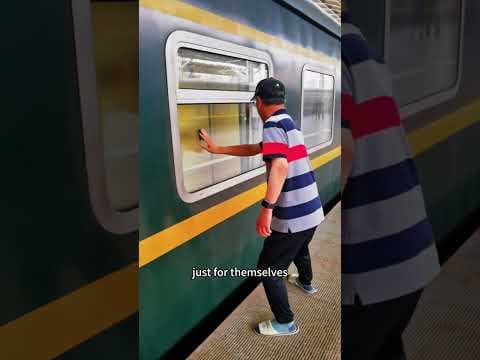 YouTube thumbnail for Why these passengers wipe the windows?