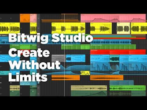 YouTube thumbnail for Bitwig Studio – Create Without Limits