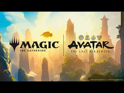 YouTube thumbnail for Avatar: The Last Airbender is MTG's unannounced November 2025 UB set