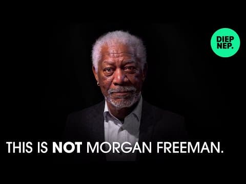 YouTube thumbnail for This is not Morgan Freeman (Deepfake)