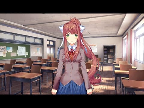 YouTube thumbnail for DDLC: Everything has changed ft. Monika... (CW: flashing lights)