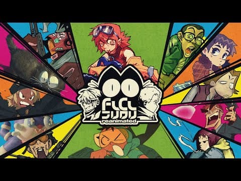 YouTube thumbnail for Over 300 artists spent 4 years reanimating FLCL Episode 5: Brittle Bullet