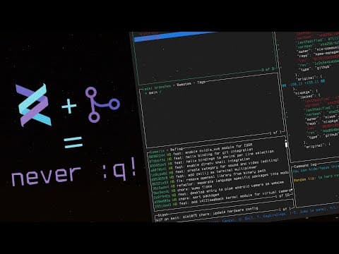 YouTube thumbnail for Git integration in Helix for an IDE like experience?