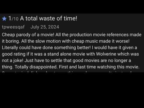 YouTube thumbnail for deadpool & wolverine review by tpweesqaf