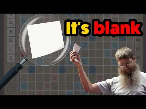 YouTube thumbnail for A breakdown of Nigel Richards' most unexpected move in Scrabble | Will Anderson [15:05]