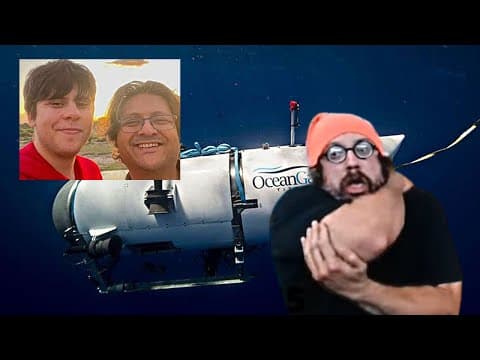 YouTube thumbnail for Sam On The OceanGate Titanic Submarine