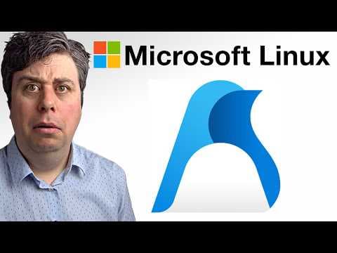 YouTube thumbnail for Microsoft Just Released a... Linux Distro?