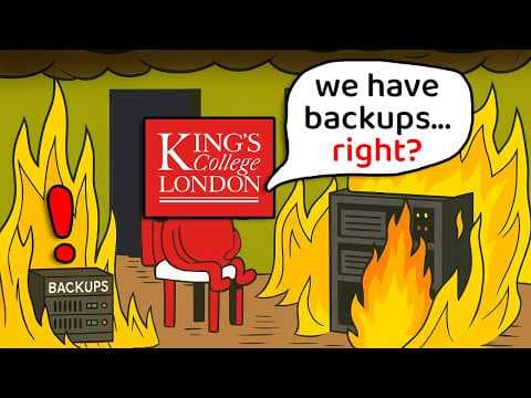 YouTube thumbnail for One Server Broke. They Lost Everything. - Kevin Fang