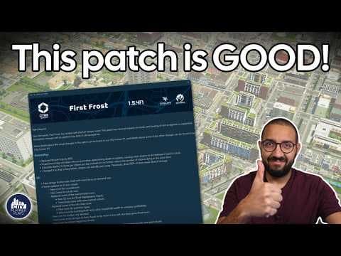 YouTube thumbnail for Iceflake releases their first CS2 patch, as covered by City Planner Plays.