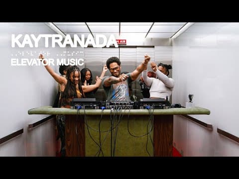 YouTube thumbnail for Kaytranada (DJ Set) - Elevator Music