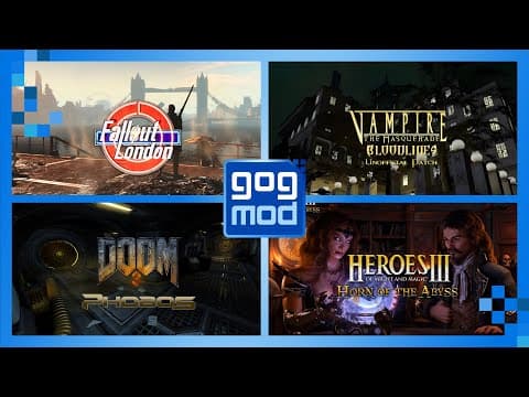 YouTube thumbnail for GOG One-Click Mods | New era of modding begins