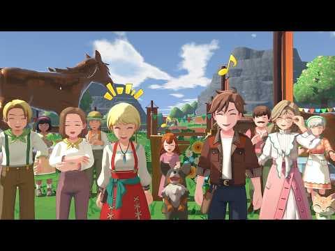 YouTube thumbnail for Harvest Moon®: Echoes of Teradea Launch Trailer