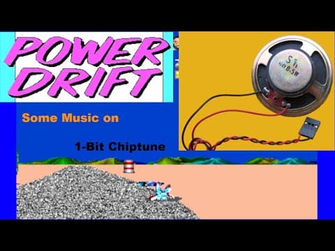 YouTube thumbnail for Power Drift [MS DOS] Some Music on IBM PC Speaker
