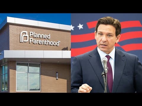 YouTube thumbnail for THEY'RE DOING IT: DeSantis "reviewing" signatures on abortion ballot petitions