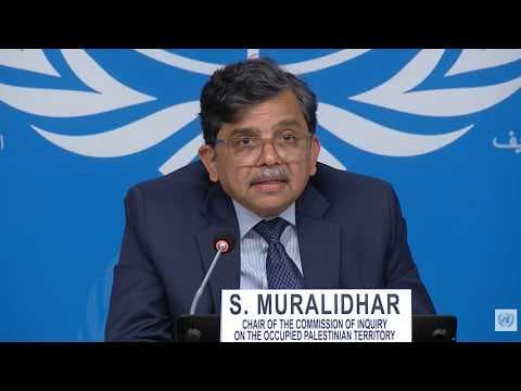 YouTube thumbnail for Q&A: Israel continues to commit genocide by deliberately targeting Palestinian children - UN inquiry