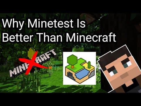 YouTube thumbnail for Why I Prefer Minetest To Minecraft - YouTube