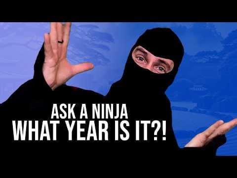 YouTube thumbnail for Ask A Ninja Omnibus What Year Is This?