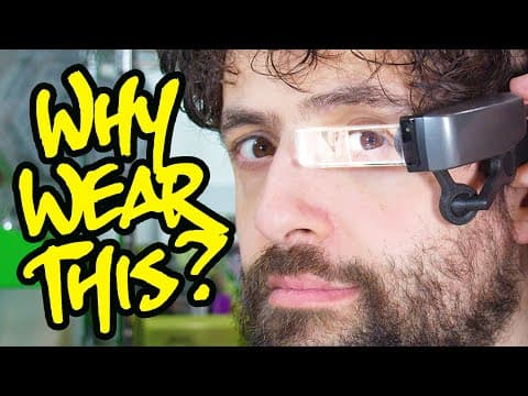 YouTube thumbnail for Why am I wearing a heads-up display? - Zack Freedman