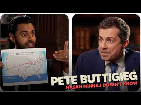 YouTube thumbnail for Pete Buttigieg Wants to Make America['s infrastructure] Not Suck... Again? | Hasan Minhaj (30:40)