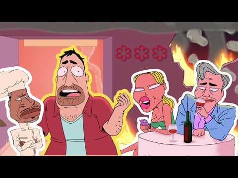 YouTube thumbnail for Ignoring fire in a hot restaurant! Ft. Billy Eichner, Adam McKay, Ana Gasteyer, & Thomas Lennon [3:14]