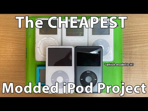 YouTube thumbnail for I found this video helpful when deciding which ipod to mod