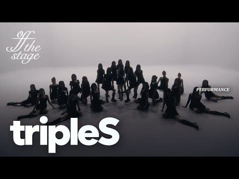 YouTube thumbnail for tripleS - Black Soul Dress (CHK CHK Off The Stage)