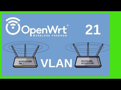 YouTube thumbnail for FANTASTIC video on configuring Openwrt VLANs