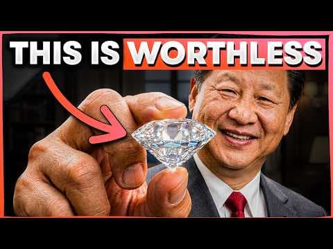 YouTube thumbnail for The diamond scam is finally collapsing (and China is behind it)
