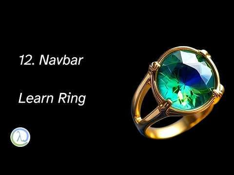 YouTube thumbnail for Learn Ring - 12. Navbar