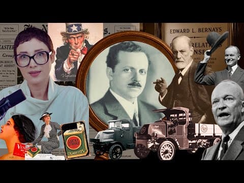 YouTube thumbnail for Edward Bernays: Consuming mühendisi, Obedient ve Applauding Masses - Consent Manufacturing