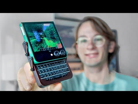 YouTube thumbnail for I built my own Phone... because innovation is sad rn