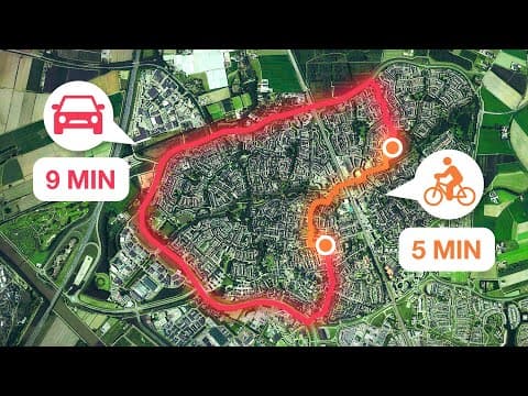 YouTube thumbnail for I wish more cities were built around the Dutch "autoluw" concept. There are zero downsides, except for auto manufacturers I guess.