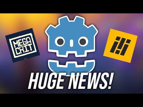 YouTube thumbnail for A Game-Changer for the Godot Engine