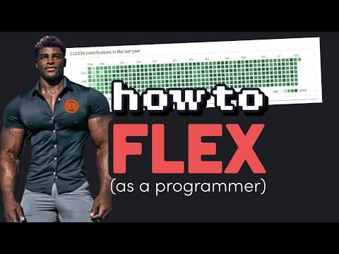 YouTube thumbnail for How programmers flex on each other