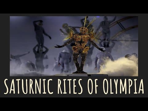 YouTube thumbnail for Paris 2024 Olympics: "The Saturnic Rites of Olympia"