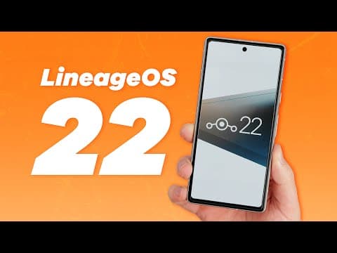 YouTube thumbnail for LineageOS 22 review | The ONLY sustainable ROM - 9to5Google