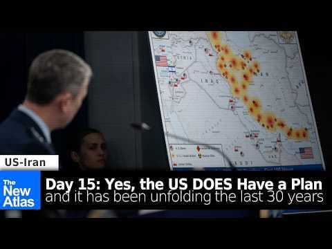 YouTube thumbnail for Day 15: Yes, the US DOES Have a Plan - Spanning Decades with Implications Far Beyond Iran