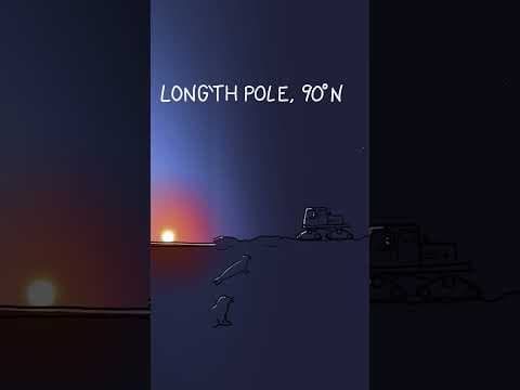 YouTube thumbnail for How long could you drive towards the sunset?