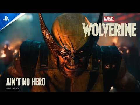 YouTube thumbnail for Marvel’s Wolverine - Ain’t No Hero Trailer | PS5 Games
