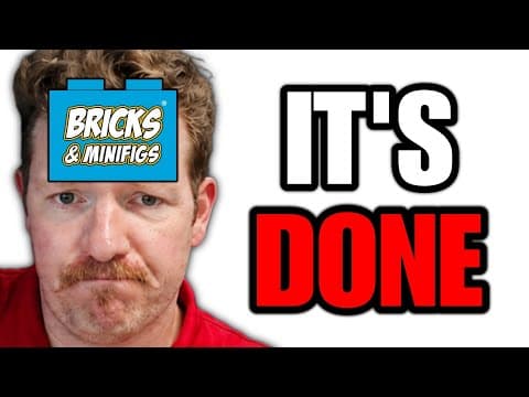 YouTube thumbnail for Bricks and Minifigs Surrendered... But It's Too Late