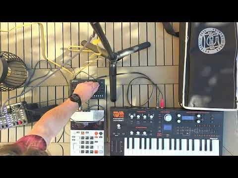 YouTube thumbnail for Evening Jam 16 - Holliday Jam - Hydra synth, Roland S1 - Ep133 - YouTube