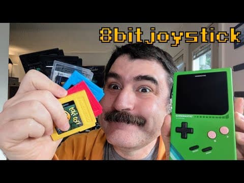 YouTube thumbnail for All ModRetro Launch Games for Chromatic & Game Boy Color Reviewed