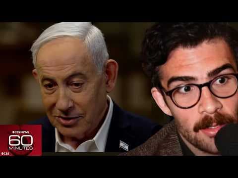 YouTube thumbnail for 60 Minutes' Insanely Weak Interview with Netanyahu
