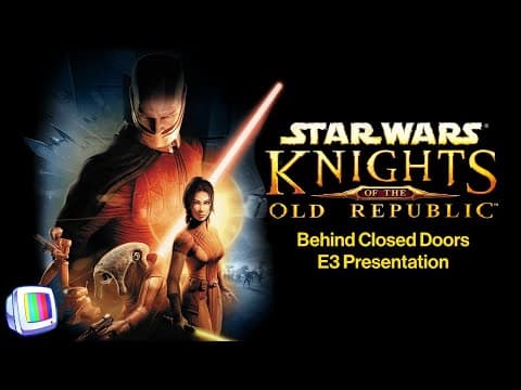 YouTube thumbnail for Star Wars: Knights of the Old Republic - E3 2001 Behind Closed Doors Demo