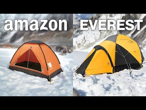 YouTube thumbnail for Testing $40 to $1500 Tents in Extreme Conditions
