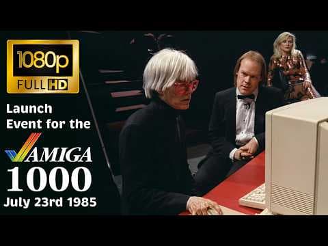 YouTube thumbnail for 41 Years Ago: The Day the Amiga 1000 Changed Computing Forever (1985 Launch)