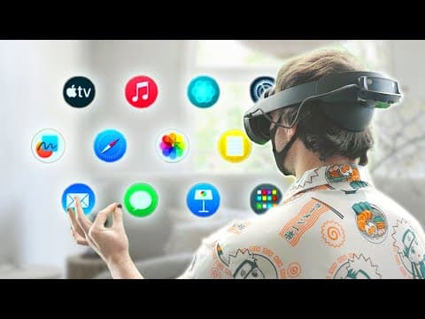 YouTube thumbnail for Apple Vision Pro Eye Tracked Touch Interaction Recreated on Quest Pro